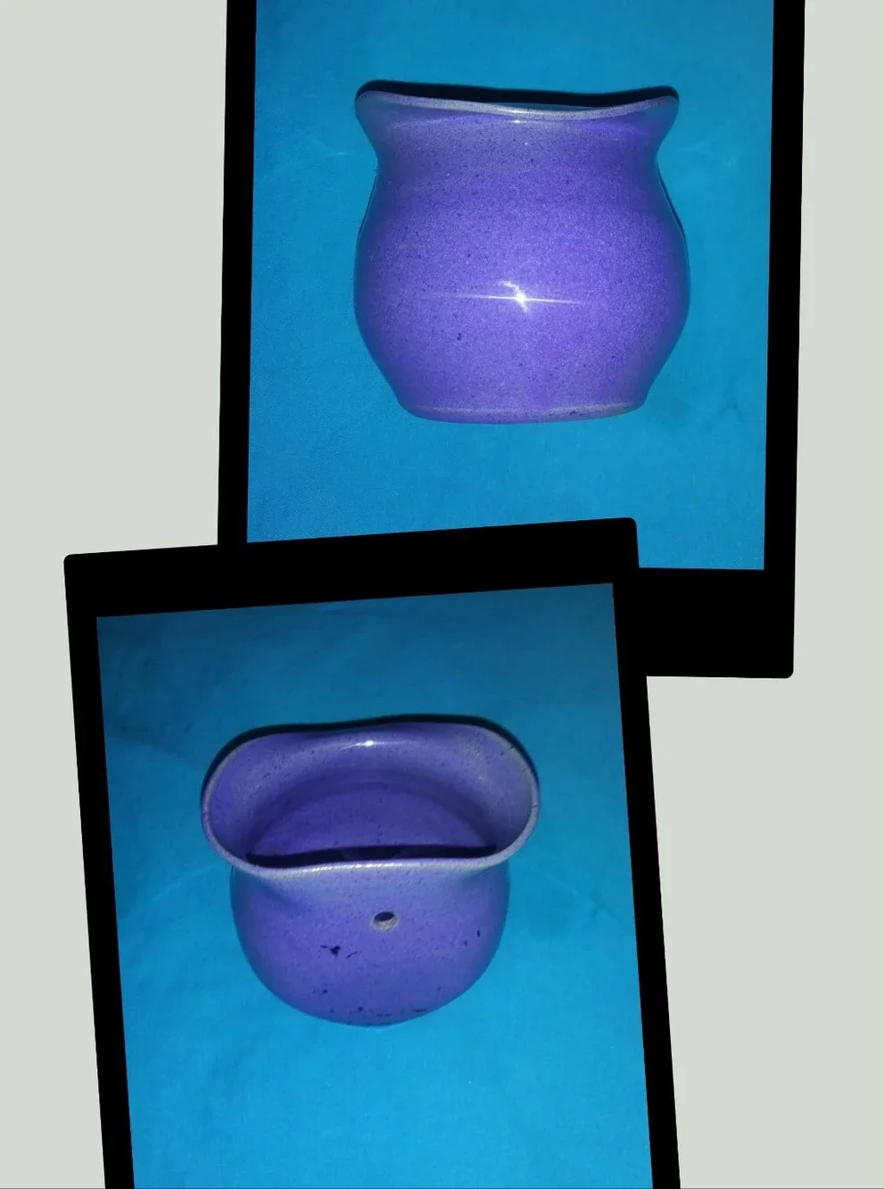 Blue Pottery Wall Planter - Elegant Home Wall Decor